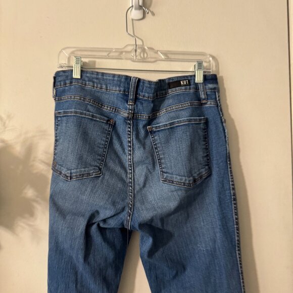 ☀️ KUT from the Kloth Diana High Rise Fab Ab Fit Technique Skinny Jeans Size 12 - Picture 7 of 9